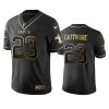 Saints #23 Marshon Lattimore Men's Stitched NFL Vapor Untouchable Limited Black Golden Jersey - Custom Name