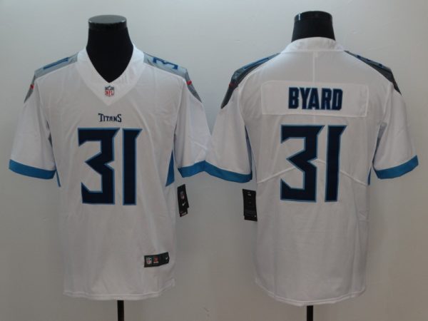Men's NFL Tennessee Titans #31 Kevin Byard White New 2018 Vapor Untouchable Limited Stitched Jersey - Custom Name