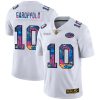 Men's San Francisco 49ers #10 Jimmy Garoppolo 2020 White NFL Crucial Catch Limited Stitched Jersey - Custom Name