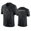 Men's San Francisco 49ers #10 Jimmy Garoppolo Black Reflective Limited Stitched Football Jersey - Custom Name