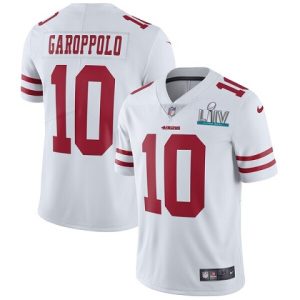 Men's San Francisco 49ers #10 Jimmy Garoppolo Nike White Color Rush Vapor Untouchable Limited Stitched NFL Jersey - Custom Name