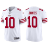 Men's San Francisco 49ers #10 Mac Jones White 2025 Vapor Untouchable Limited Stitched Football Jersey - Custom Name