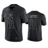 Men's San Francisco 49ers #11 Brandon Aiyuk Black Reflective Limited Stitched Football Jersey - Custom Name