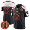 Men's San Francisco 49ers #13 Brock Purdy Balck F.U.S.E. Golden Gate Bridge With 1-Star C Patch Alternate Vapor Limited Stitched Football Jersey - Custom Name