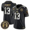 Men's San Francisco 49ers #13 Brock Purdy Black F.U.S.E. Golden Gate Bridge With 1-Star C Patch Vapor Limited Stitched Football Jersey - Custom Name