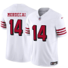 Men's San Francisco 49ers #14 Tanner Mordecai New White 2025 F.U.S.E. Vapor Untouchable Limited Stitched Football Jersey - Custom Name