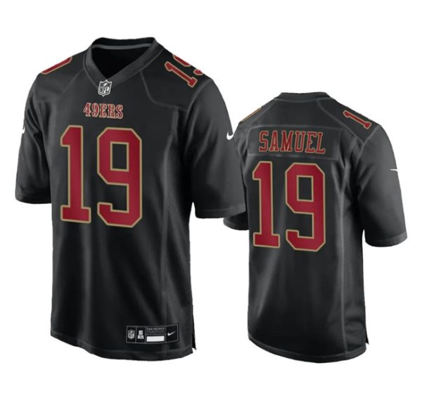 Men's San Francisco 49ers #19 Deebo Samuel Black Fashion Vapor Untouchable Limited Stitched Football Jersey - Custom Name