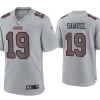 Men's San Francisco 49ers #19 Deebo Samuel Grey Atmosphere Fashion Stitched Game Jersey - Custom Name