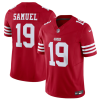 Men's San Francisco 49ers #19 Deebo Samuel Red 2023 F.U.S.E. Vapor Untouchable Limited Stitched Football Jersey - Custom Name