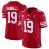 Men's San Francisco 49ers #19 Deebo Samuel Red 2023 F.U.S.E. With 1-star C Ptach And John Madden Patch Vapor Limited Stitched Football Jersey - Custom Name