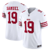 Men's San Francisco 49ers #19 Deebo Samuel White 2023 F.U.S.E. Vapor Untouchable Limited Stitched Football Jersey - Custom Name