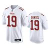 Men's San Francisco 49ers #19 Deebo Samuel White Fashion Vapor Untouchable Limited Stitched Football Jersey - Custom Name