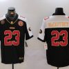 Men's San Francisco 49ers #23 Christian McCaffrey Balck F.U.S.E. Golden Gate Bridge Patch Alternate With Patch Vapor Limited Stitched Football Jersey - Custom Name