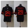 Men's San Francisco 49ers #29 Talanoa Hufanga 2023 F.U.S.E. Black Vapor Untouchable Limited Stitched Football Jersey - Custom Name
