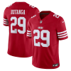 Men's San Francisco 49ers #29 Talanoa Hufanga Red 2023 F.U.S.E. Vapor Untouchable Limited Stitched Football Jersey - Custom Name