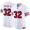 Men's San Francisco 49ers #32 Patrick Taylor Jr New White 2024 F.U.S.E. Vapor Untouchable Limited Stitched Football Jersey - Custom Name