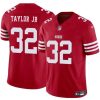 Men's San Francisco 49ers #32 Patrick Taylor Jr Red 2024 F.U.S.E. Vapor Untouchable Limited Stitched Football Jersey - Custom Name