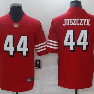 Men's San Francisco 49ers #44 Kyle Juszczyk Red New Vapor Untouchable Limited Stitched NFL Jersey - Custom Name