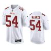 Men's San Francisco 49ers #54 Fred Warner White Fashion Vapor Untouchable Limited Stitched Football Jersey - Custom Name