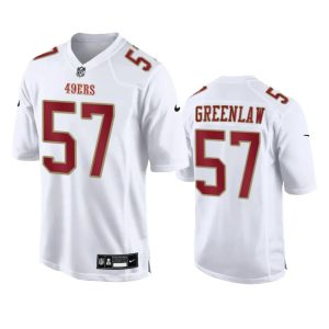 Men's San Francisco 49ers #57 Dre Greenlaw White Fashion Vapor Untouchable Limited Stitched Football Jersey - Custom Name