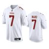 Men's San Francisco 49ers #7 Charvarius Ward White Fashion Vapor Untouchable Limited Stitched Football Jersey - Custom Name