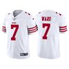 Men's San Francisco 49ers #7 Charvarius Ward White Vapor Untouchable Limited Stitched Baseball Jersey - Custom Name