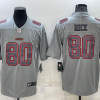 Men's San Francisco 49ers #80 Jerry Rice Grey Atmosphere Fashion Stitched Jersey - Custom Name