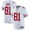 Men's San Francisco 49ers #81 Jordan Reed White NFL Vapor Untouchable Limited Stitched Jersey - Custom Name