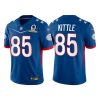 Men's San Francisco 49ers #85 George Kittle 2022 Royal NFC Pro Bowl Stitched Jersey - Custom Name