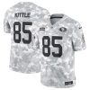 Men's San Francisco 49ers #85 George Kittle 2024 F.U.S.E Arctic Camo Salute to Service Limited Stitched Football Jersey - Custom Name