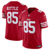 Men's San Francisco 49ers #85 George Kittle Red 2023 F.U.S.E. Vapor Untouchable Limited Stitched Football Jersey - Custom Name