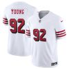 Men's San Francisco 49ers #92 Chase Young New White 2023 F.U.S.E. Stitched Football Jersey - Custom Name