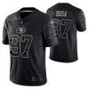 Men's San Francisco 49ers #97 Nick Bosa Black Reflective Limited Stitched Football Jersey- Custom Name