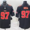 Men's San Francisco 49ers #97 Nick Bosa Black Vapor Untouchable Limited Stitched Jersey - Custom Name