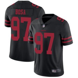 Men's San Francisco 49ers #97 Nick Bosa Black Vapor Untouchable Limited Stitched NFL Jersey - Custom Name