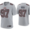 Men's San Francisco 49ers #97 Nick Bosa Grey Atmosphere Fashion Stitched Game Jersey - Custom Name