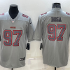 Men's San Francisco 49ers #97 Nick Bosa Grey Atmosphere Fashion Stitched Jersey - Custom Name