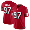 Men's San Francisco 49ers #97 Nick Bosa New Red 2023 F.U.S.E. Vapor Untouchable Limited Stitched Football Jersey - Custom Name