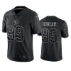 Men's San Francisco 49ers #99 Javon Kinlaw Black Reflective Limited Stitched Football Jersey - Custom Name