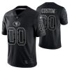Men's San Francisco 49ers ACTIVE PLAYER Custom Black Reflective Limited Stitched Football Jersey - Custom Name