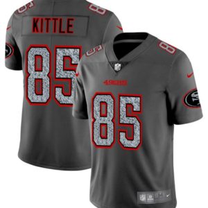 Men's San Francisco 49ers Active Player Custom 2019 Gray Fashion Static Limited Stitched Football Jersey - Custom Name