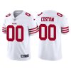 Men's San Francisco 49ers Active Player Custom 2022 New White Vapor Untouchable Stitched Football Jersey - Custom Name