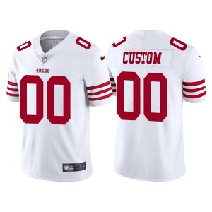 Men's San Francisco 49ers Active Player Custom 2022 New White Vapor Untouchable Stitched Football Jersey - Custom Name