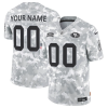 Men's San Francisco 49ers Active Player Custom 2024 F.U.S.E Arctic Camo Salute to Service Limited Stitched Football Jersey - Custom Name