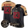 Men's San Francisco 49ers Active Player Custom Black Faithful & 2023 F.U.S.E. West Champions Patch Vapor Limited Stitched Football Jersey - Custom Name