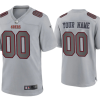Men's San Francisco 49ers Active Player Custom Grey Atmosphere Fashion Stitched Game Jersey - Custom Name