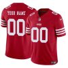 Men's San Francisco 49ers Active Player Custom Scarlet 2023 F.U.S.E. Vapor Untouchable Limited Stitched Football Jersey - Custom Name