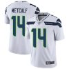 Men's Seahawks #14 D.K. Metcalf White Vapor Untouchable Limited Stitched NFL Jersey - Custom Name