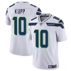 Men's Seattle Seahawks #10 Cooper Kupp White 2025 Vapor Limited Stitched Football Jersey - Custom Name