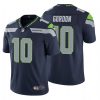 Men's Seattle Seahawks #10 Josh Gordon Navy NFL Vapor Untouchable Limited Stitched Jersey - Custom Name